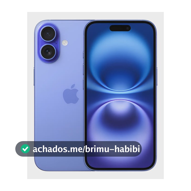 Apple iPhone 16 (128 GB) - Ultramarine - Distribuidor Autorizado