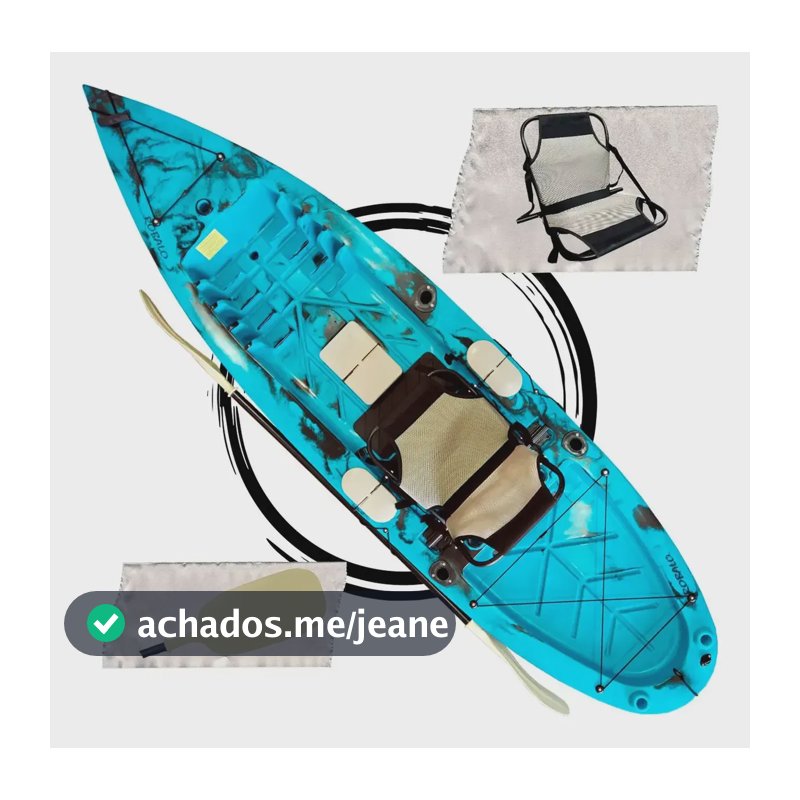 Caiaque De Pesca Robalo Light - Caiaker Cor Azul Azul