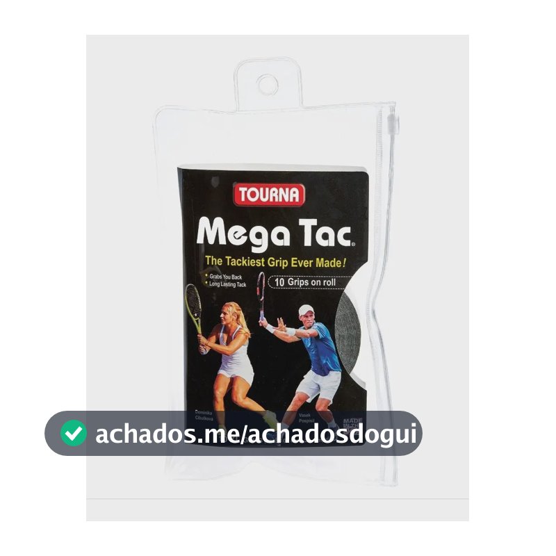 Overgrip Tourna Mega Tac - 10 Unidades Cor Preto