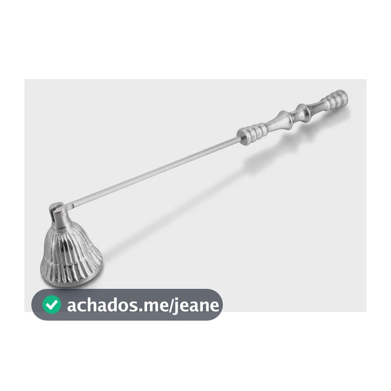 Abafador De Vela Home Style Baronesa Prateado