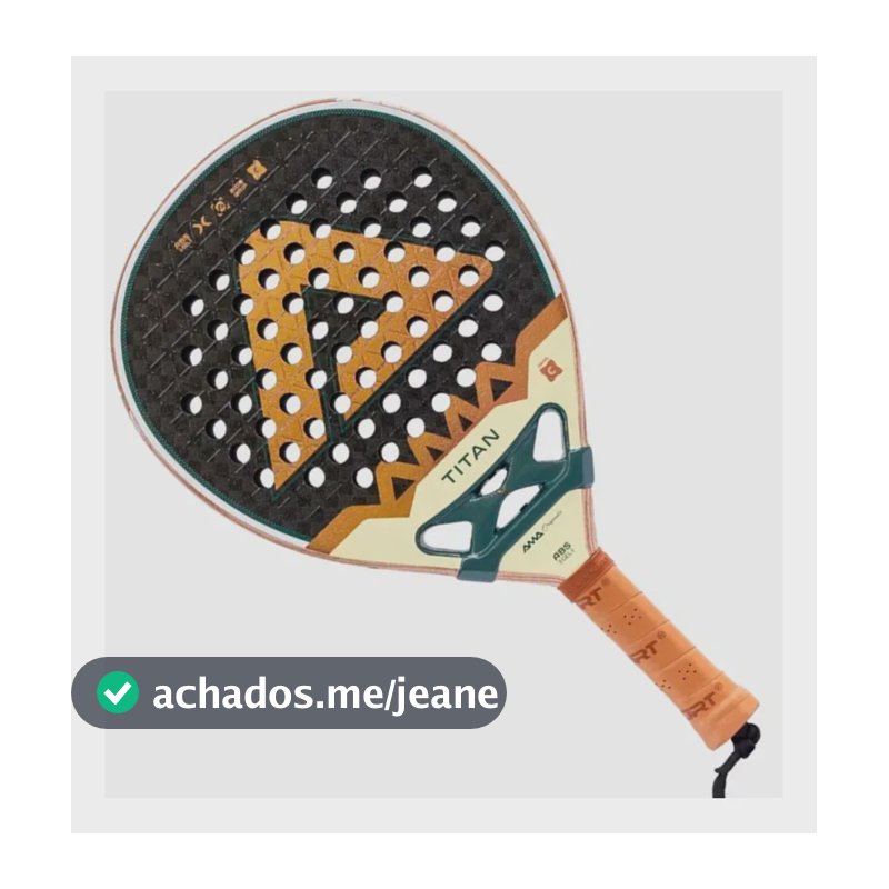 Raquete De Padel Amasport Titan - Euro Padel 2026 Verde-musgo