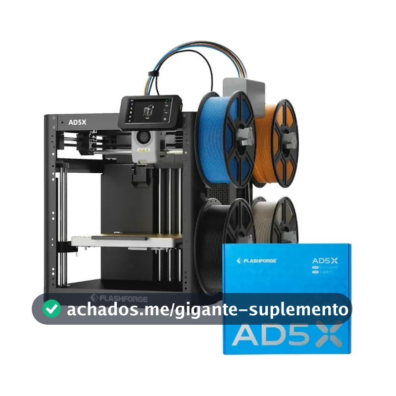 Impressora 3d Flashforge Ad5x Multicolorida Kit Fechamento