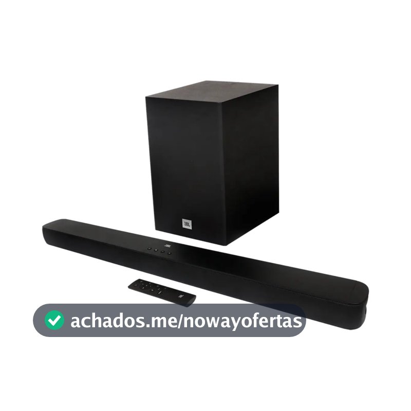 Soundbar JBL Bar 2.1 Canais Com Subwoofer e Bluetooth