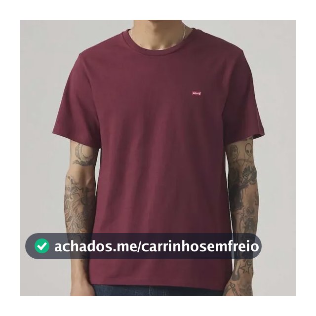 Camiseta Levi's® Original Housemark Vermelha Lb0020220