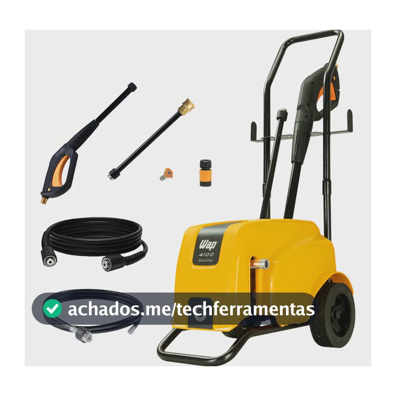 Desobstruidora e Lavadora de Alta Pressão WAP 4100 Ultra 1500W e 1650PSI