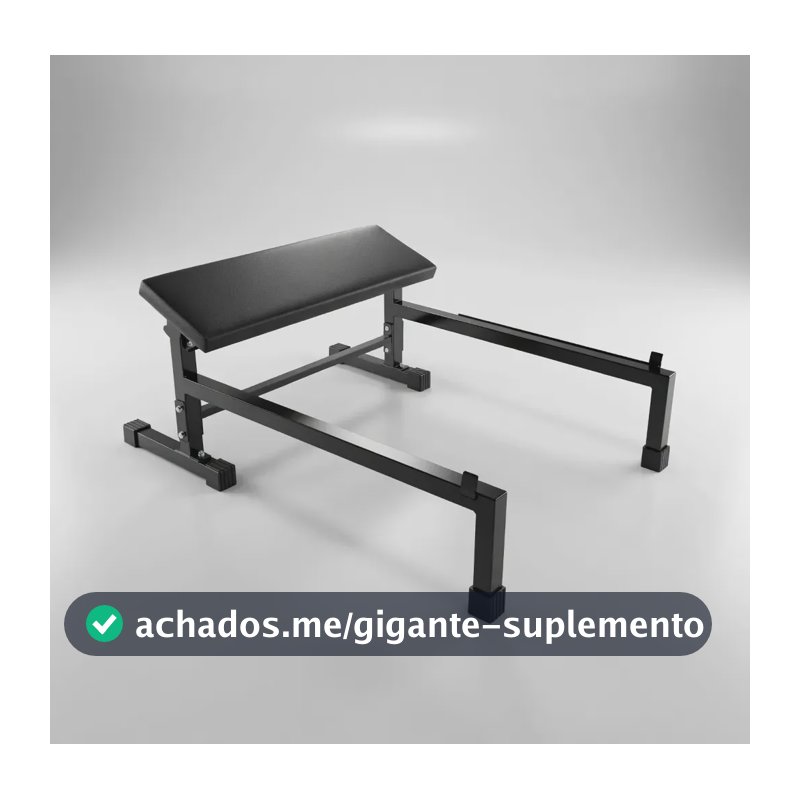 Banco Elevação Pélvica Fortshape Equipamentos Fitness Preto