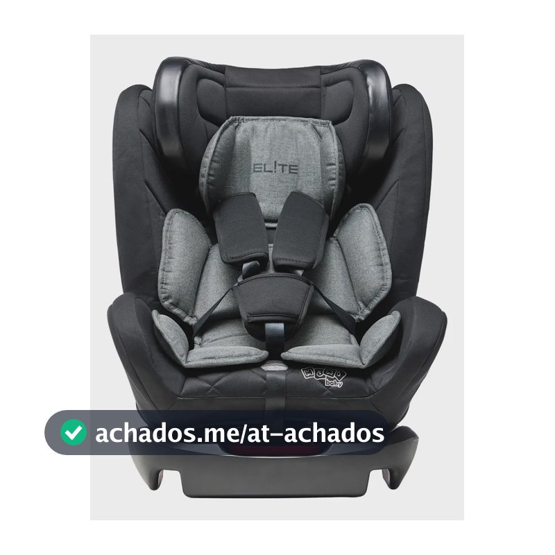 Cadeira de Carro Infantil 0 a 36Kg Elite 4 em 1 - Maxi Baby - Preto/Cinza Ônix
