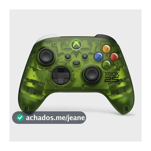 Controle Sem Fio Xbox Series X25 Edição Especial  Verde