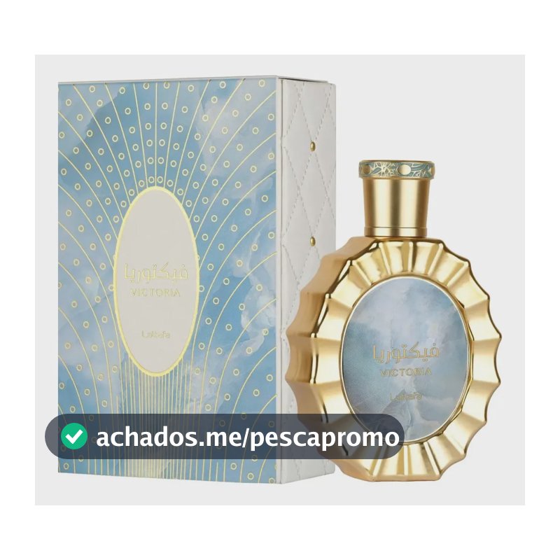 Perfume Arabe Lattafa Victoria 100ml Limao E Baunilha
