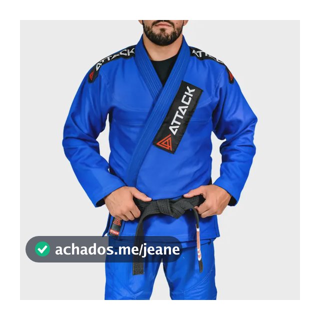 Kimono Jiu Jitsu Adulto Trançado Attack 2.0