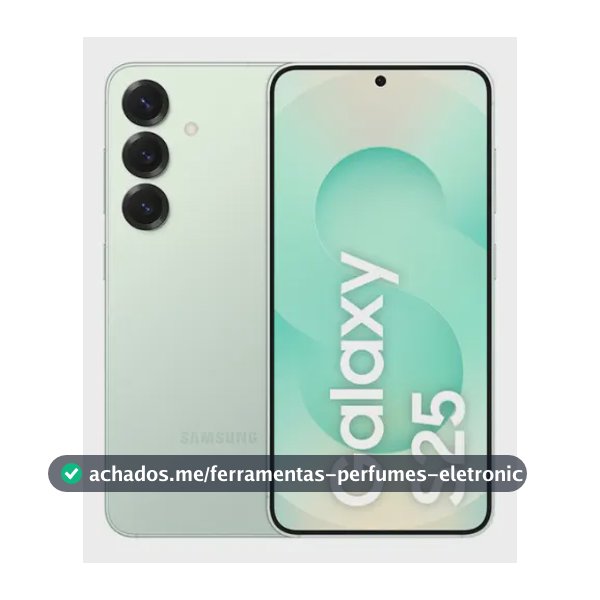 Samsung Galaxy S25 5G, 256GB, 12GB, Câmera Tripla - Verde claro