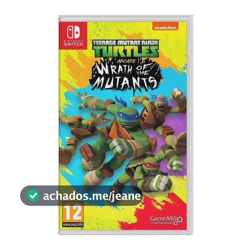 Teenage Mutant Ninja Turtles Wrath of the Mutants Nintendo Switch