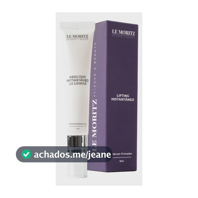 Lift Instantâneo Anti-idade 50+ Le Moritz Momento de aplicação Dia/Noite Tipo de pele Madura