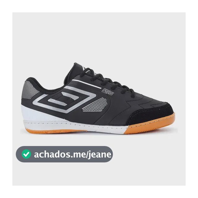 Chuteira Futsal Quadra Pro 5 Club Bump Reforçada Oferta