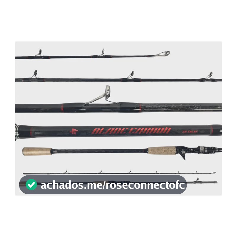 Vara Carretilha Blade Carbon Albatroz 2,40m 20-50lb 2 Partes