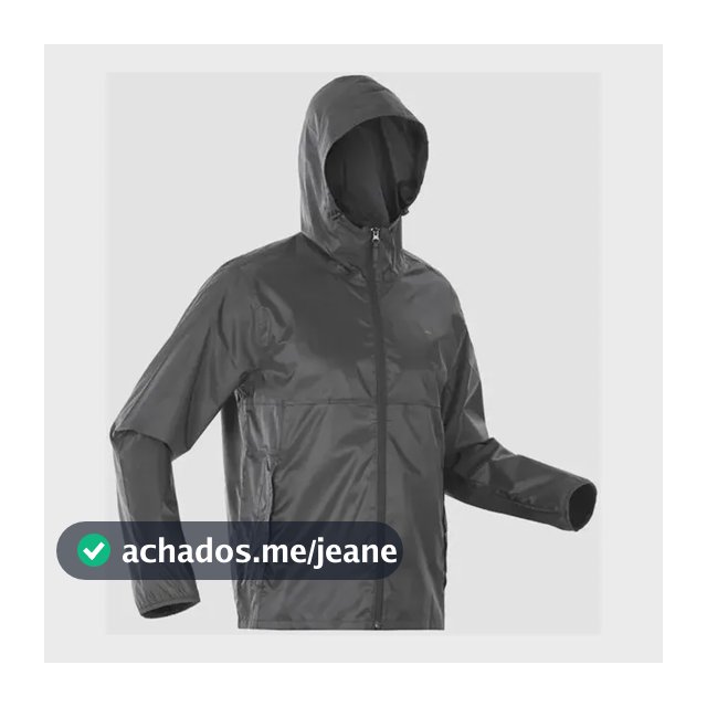 Casaco Masculino Impermeável Quechua Raincut Fullzip