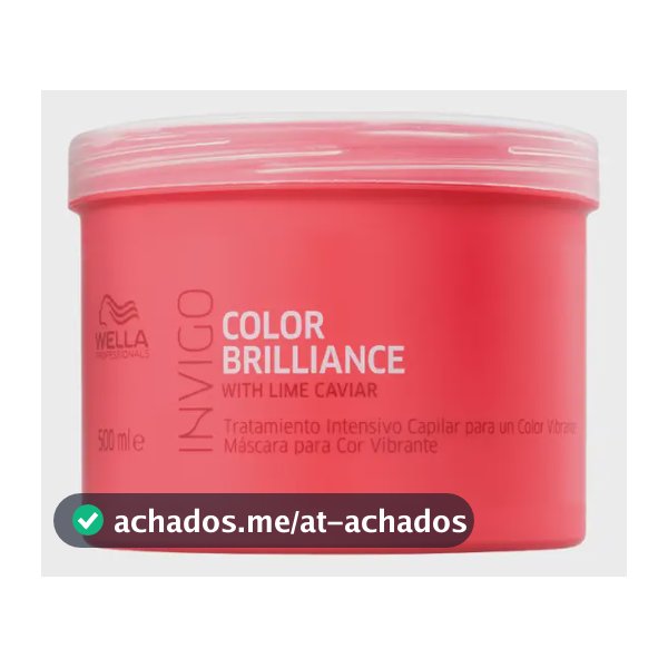 Wella Brilliance Invigo Máscara De Hidratação 500ml