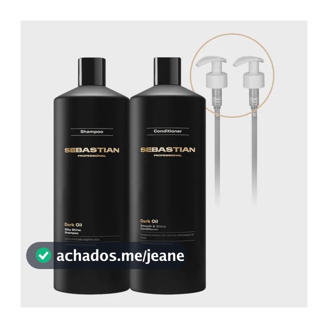 Kit Sebastian Professional Dark Oil Sh E Cond (4 Produtos)