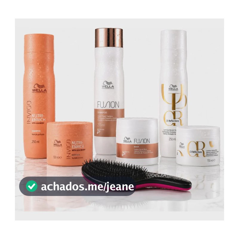 Kit Wella Cronograma Completo, Fusion, Nutri Enrich,oil Refl