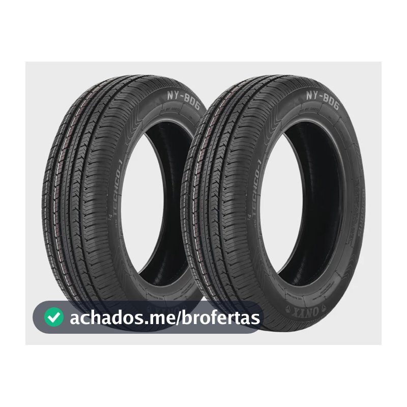 Jogo 2 Pneus Onyx Aro 15 Ny-806 195/60r15 88h H