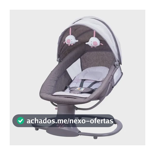 Cadeira de balanço para bebê Mastela Premium elétrica 8106 rosa