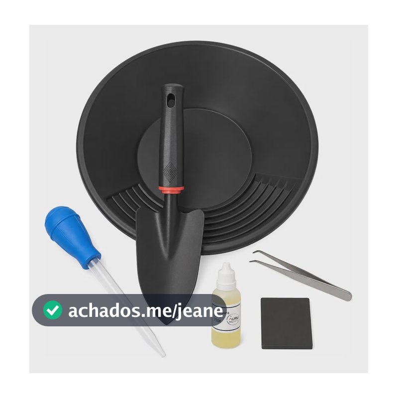 Bateia Americana Para Garimpo Três Peças Kit Bateia Garimpo