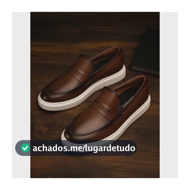 Sapato Masculino Mocassim Loafer Couro Casual Comfort Luxo