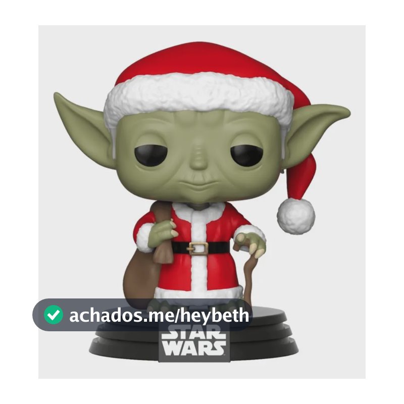 Boneco Funko Star Wars Yoda Papai Noel 13097
