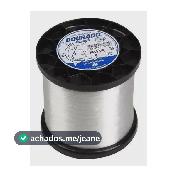 Linha Monofilamento Mazzaferro Dourado 1591m 0.40mm 7.8kg Branca