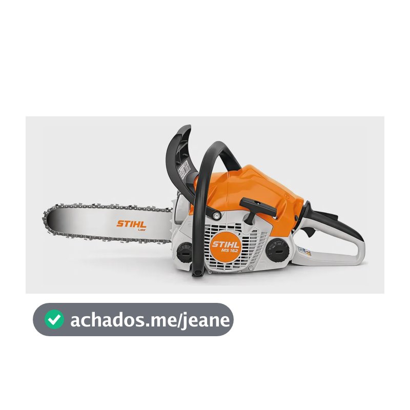 Motosserra Stihl Gasolina Ms 170  Novo Modelo 162 Branco Laranja-claro