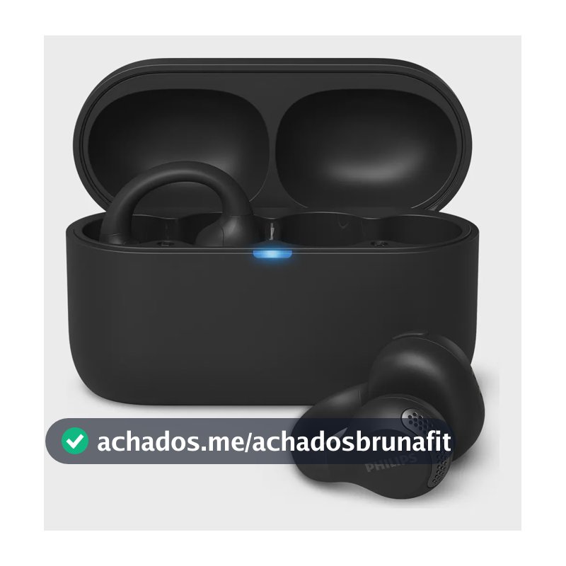 Fone De Ouvido Ear Cuff Sem Fio Philips Bluetooth Preto Taq2000bk