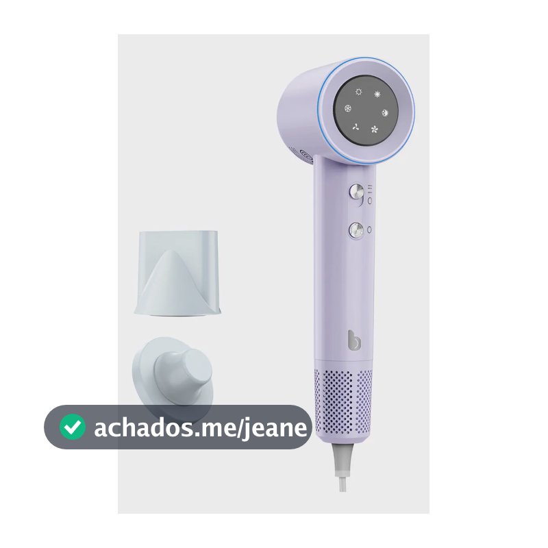 Secador De Cabelo Profissional De Alta Velocidade 110000 Rmp Cor Lavanda