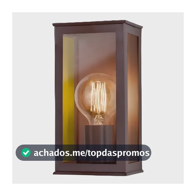 Arandela Colonial Ideal Iluminação 260 Vt E27 40w
