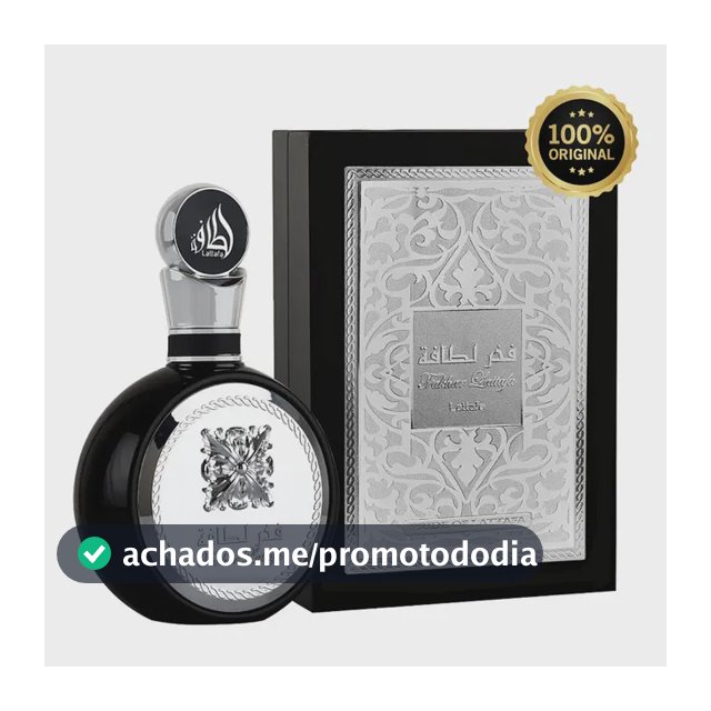 Perfume Árabe Masculino Fakhar Black Eau De Parfum 100 Ml