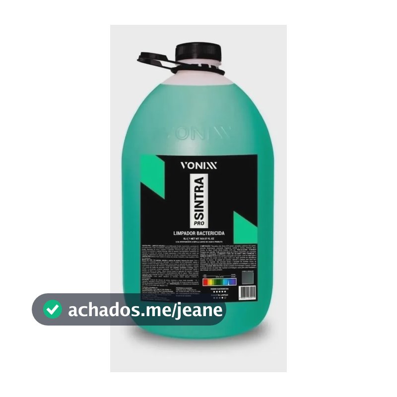 Sintra 5l Apc Limpeza De Interiores Vonixx Limpador Multiuso