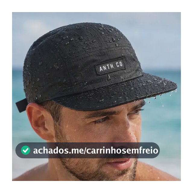 Boné Anth Co Aba Reta Water Five Panel Strapback Impermeavel