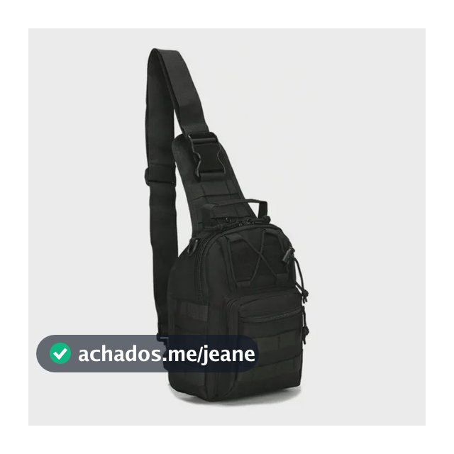 Bolsa Tática Transversal Peito E Ombro Impermeável Viagem