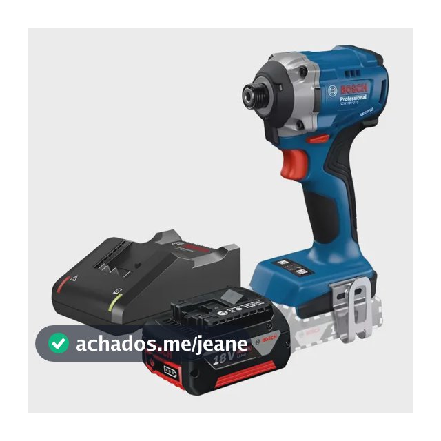 Parafusadeira Impacto Bosch Gdr 18v-215 Bateria 4ah Bivolt Azul 18v