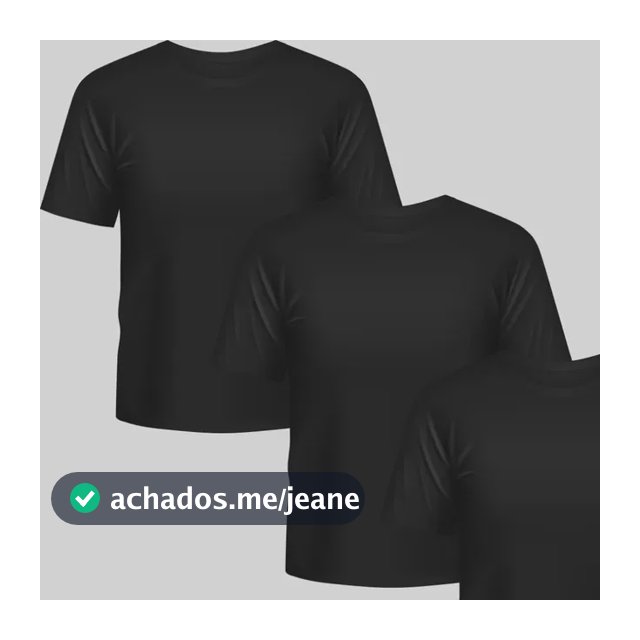 Kit 3 Camisetas Masculina Pv Malha Fria Camisa Básica
