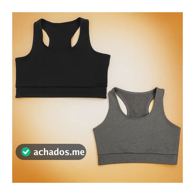 Kit 2 Top Cropped Feminino Suplex Fitness Academia Treino
