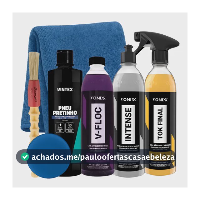 Kit Shampoo V-floc Cera Tok Final Intense Vonixx Pretinho