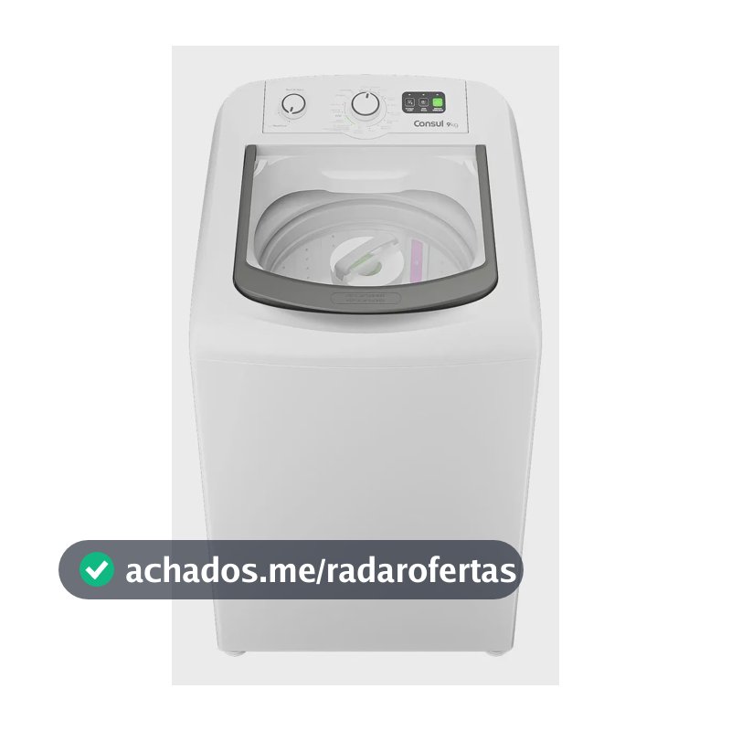 Máquina De Lavar Consul 9kg Branca Com Dosagem - C Branco