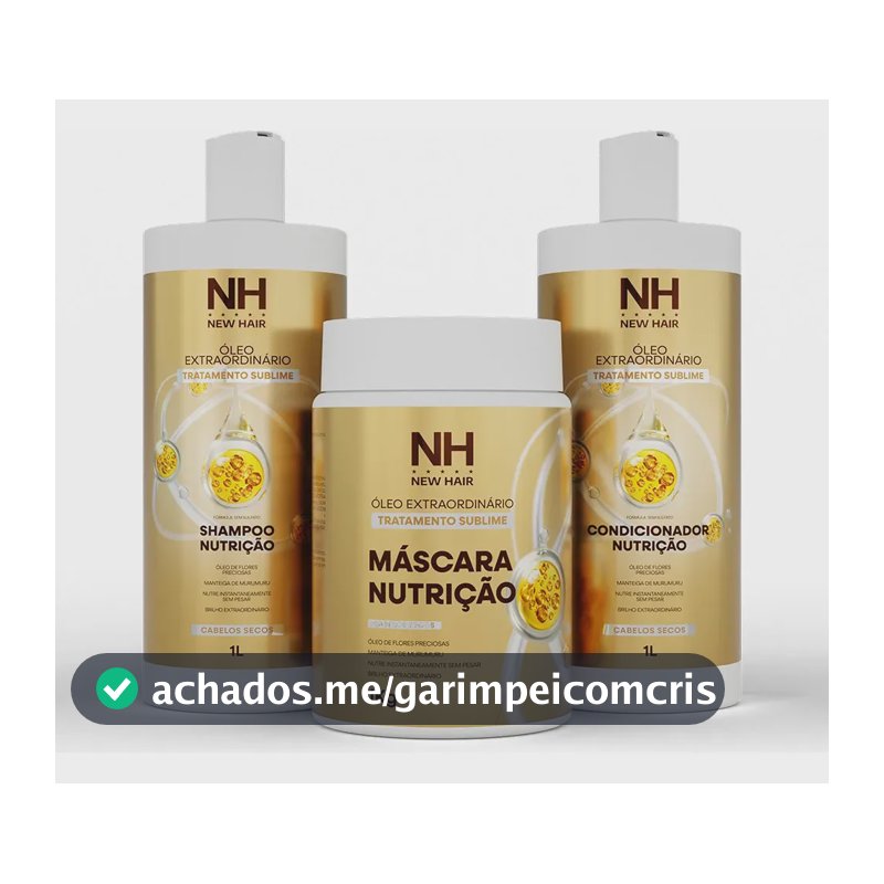 Kit Óleo Extraordinário Tratamento Sublime Profissional - Nh