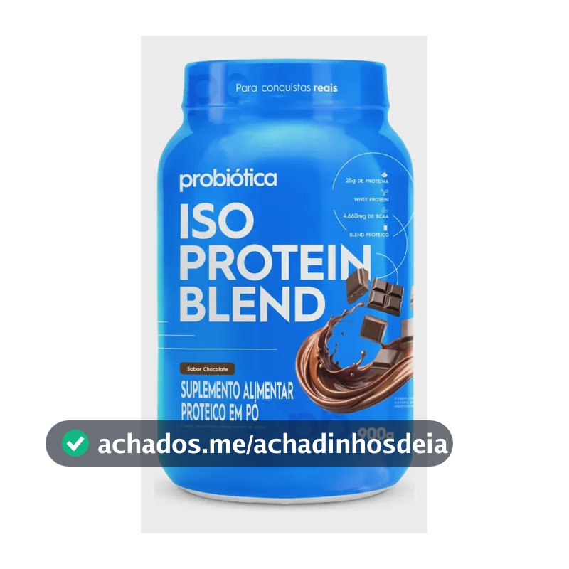 Whey protein Probiótica Iso Blend em pó sabor Chocolate x 900g