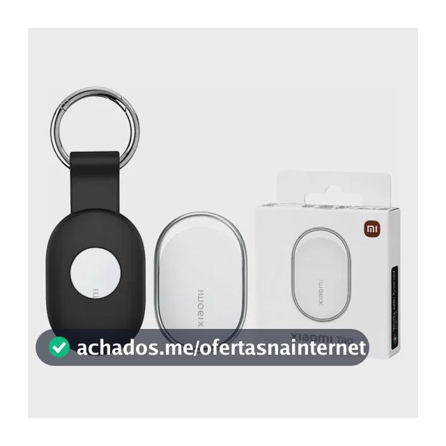 Rastreador Xiaomi Tag Localizador Google E Apple Find Com Nf Branco