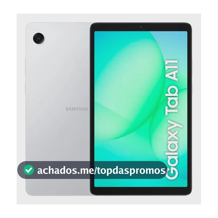 Galaxy Tab A11, 64gb, 4gb Ram, Tela De 8.7 , Bateria 5.100mah, Câmera Frontal 5mp, Câmera Traseira 8mp, Wifi Prata