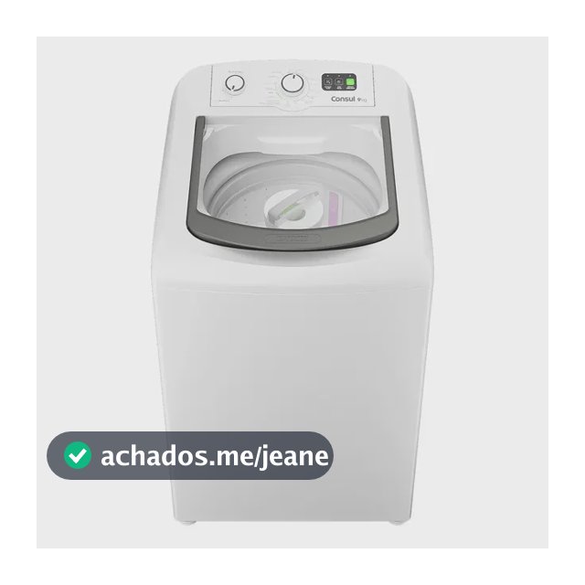 Máquina De Lavar Consul 9kg Branca Com Dosagem Branco