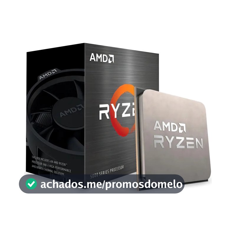 Processador AMD Ryzen 7 5700 4.6GHz 8 Núcleos 16 Threads AM4