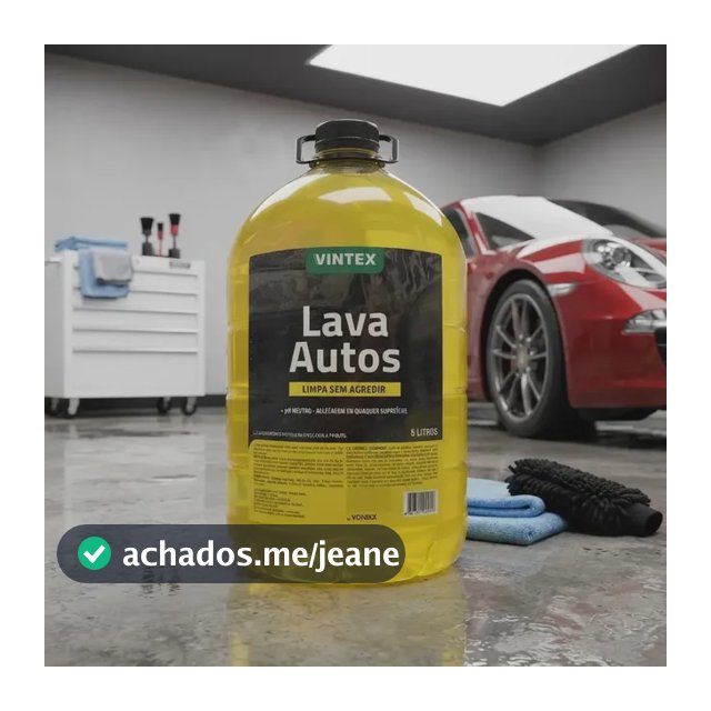Shampoo Automotivo Concentrado Neutro Vintex Vonixx 5l
