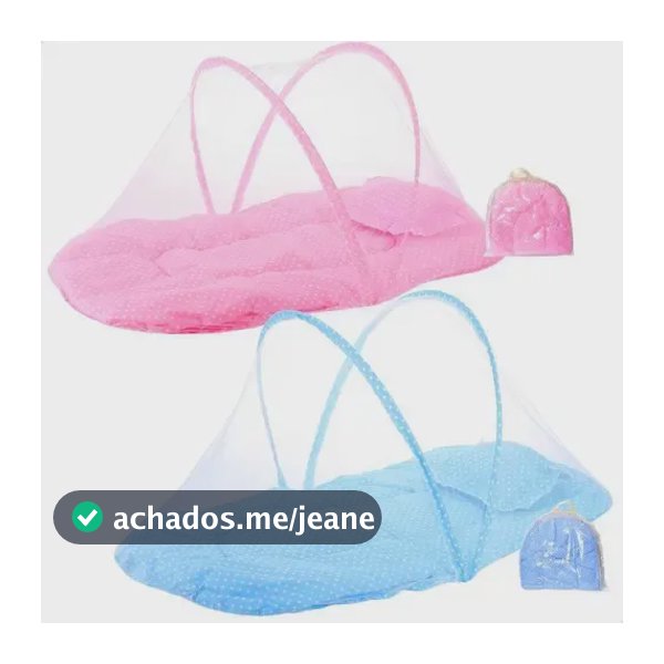 Mini Berço Portátil Ninho Redutor C/ Mosquiteiro Acolchoado